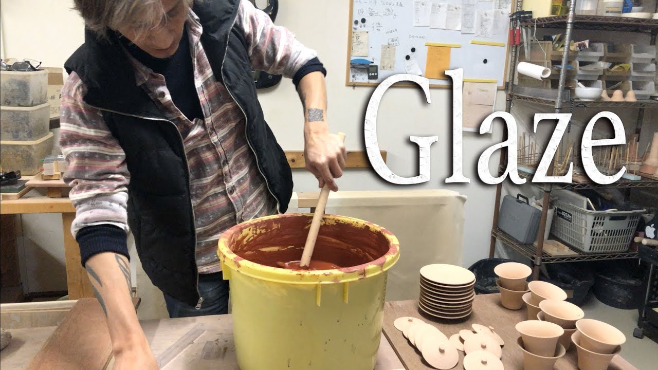 【施釉】メトロノームを使って釉薬を正確にかける