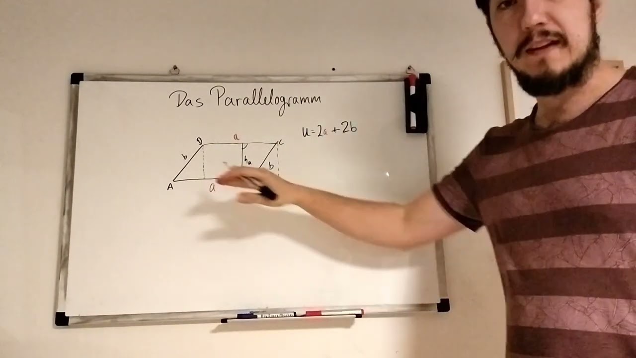 Das Parallelogramm - Umfang und Fl&auml;cheninhalt berechnen