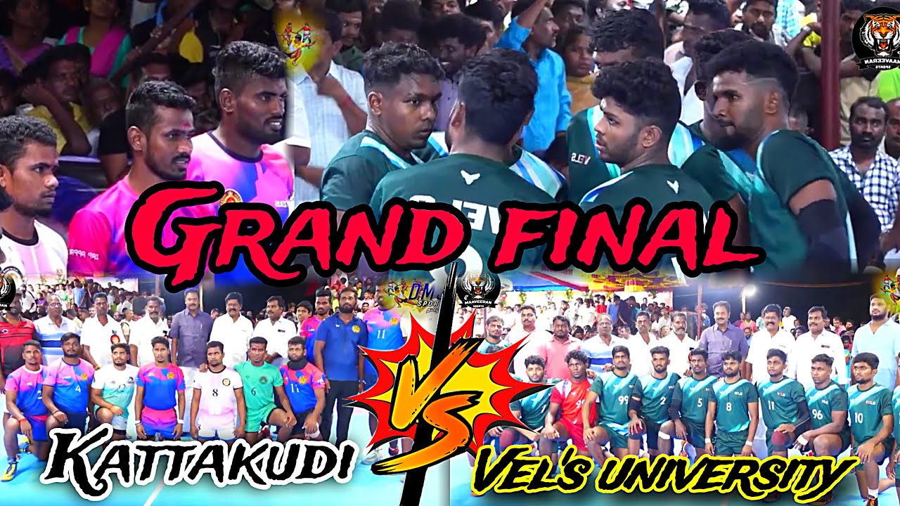 GRAND FINAL🔥VELS CHENNAI VS KATTAKUDI🔥-THURAIUR-TRICHY|STATE LEVEL MEN'S KABADDI-2023