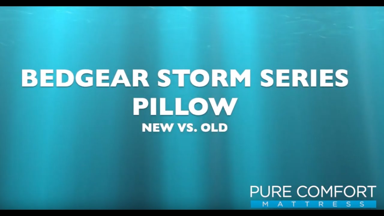 BEDGEAR STORM SERIES PILLOW NEW VS OLD - *SEE DETAILS FOR SPECIAL DISCOUNT CODE!*