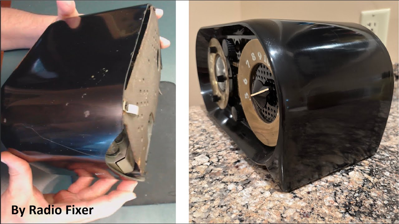 How to Repair Missing Bakelite & Spot Paint to Match the Original Color – Step-by-Step Tutorial