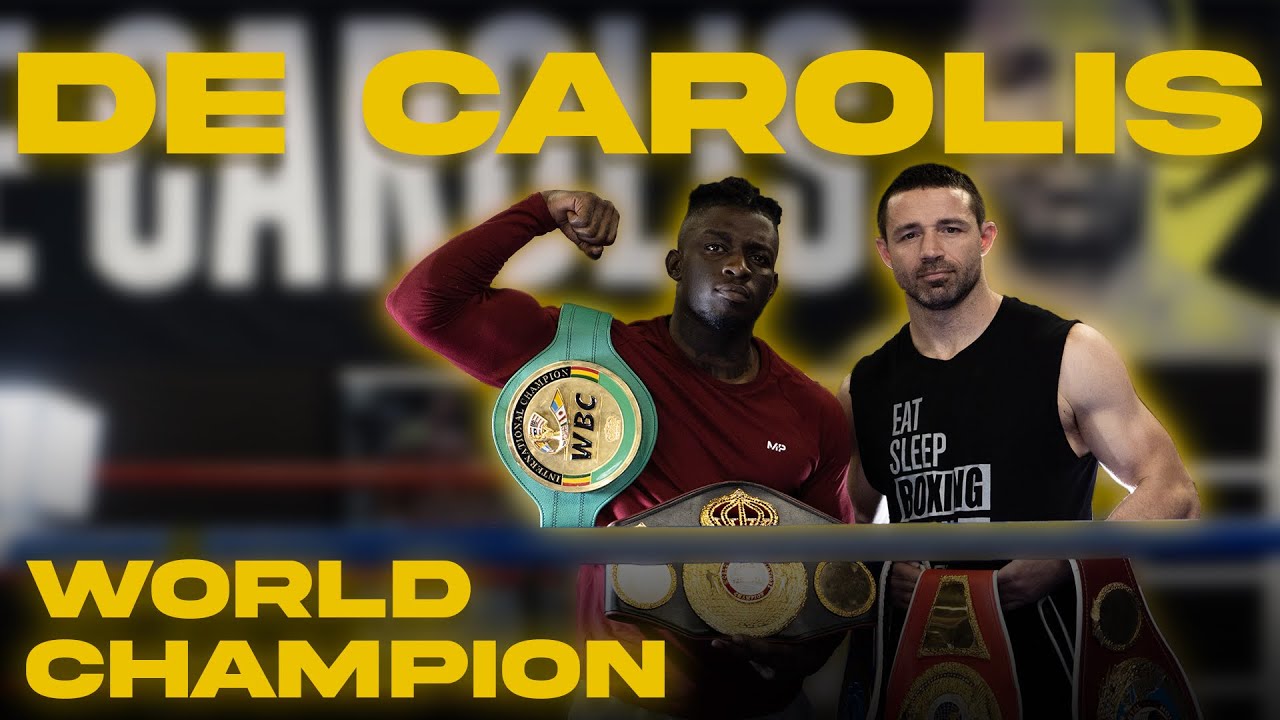SUL RING con il CAMPIONE GIOVANNI DE CAROLIS