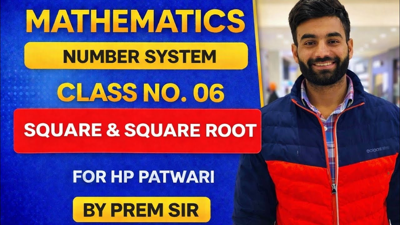 Square and square root for HP PATWARI EXAMS BY PREM SIR