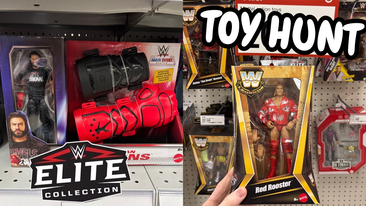 CRAZY NEW WWE FIGURES FOUND ON WWE TOY HUNT!