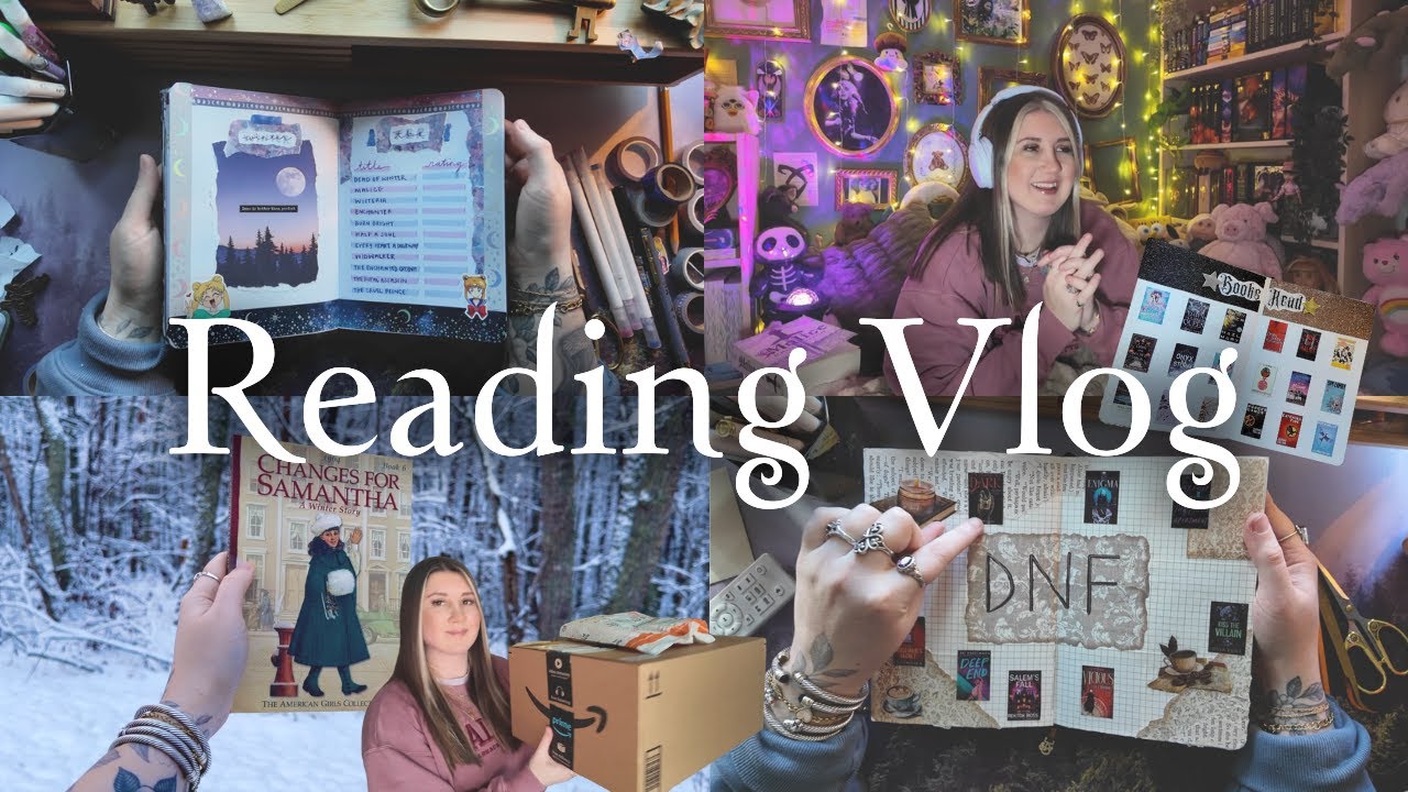 reading vlog 🧸 reading journal & epic fantasy