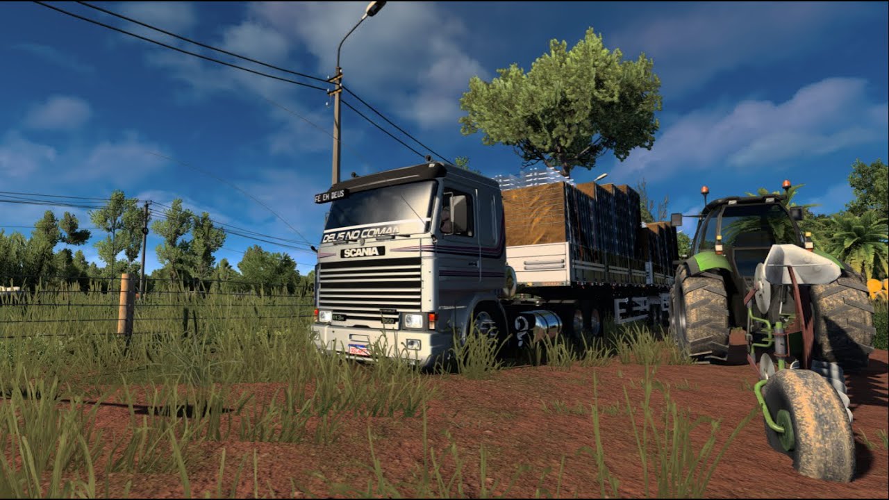 Gameplay Simulada. E deu ruim na Entrega ETS2 & Mod BR FREE!