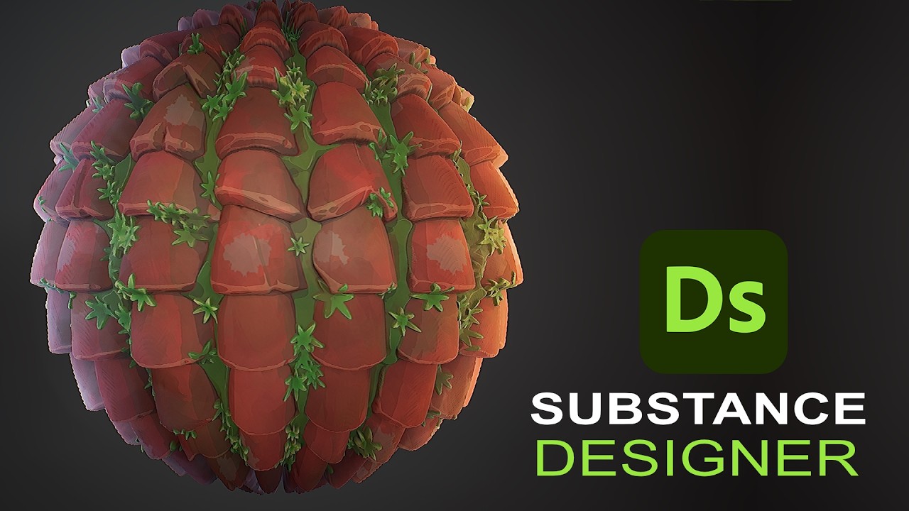 TEXTURING STYLIZED ROOF | SUBSTANCE DESIGNER