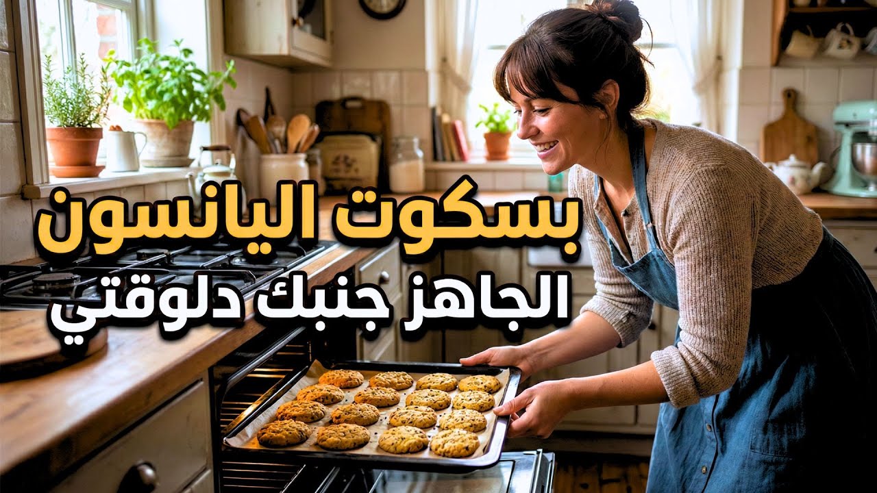 ٣ خطوات تعملي بيهم بسكوت اليانسون يطلع مظبوط من أول مرة 🧡 لازم تجربيها فورا ✅
