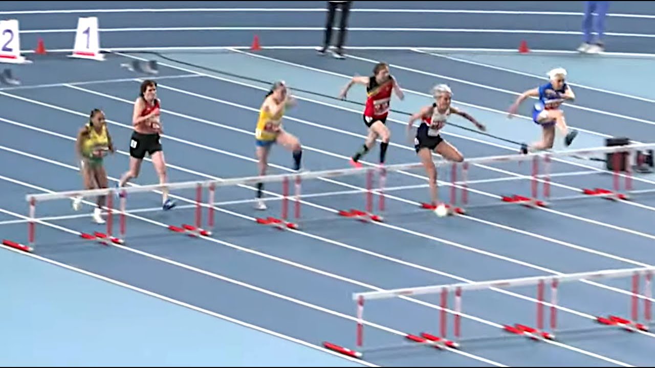 World Record Masters W65 60M Hurdles Jane Horder 2023 WMACi