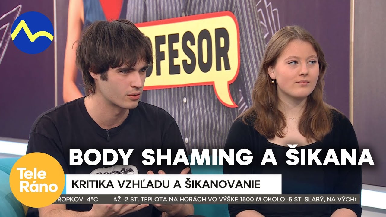 Kritika vzhľadu a šikanovanie: Bodyshaming a online šikana - Pán profesor | Teleráno