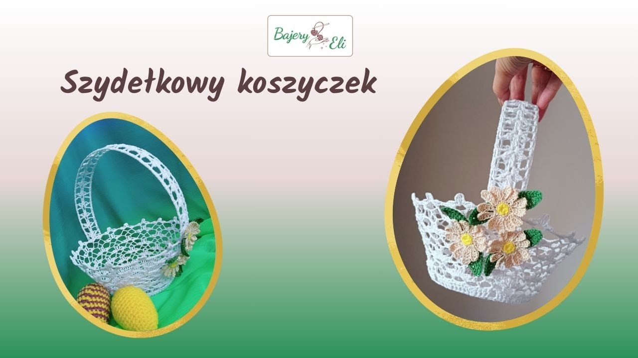 #szydełkowaniebajeryeli Jak Zrobić Koszyczek Na Szydełku / How To Make a Crochet Basket