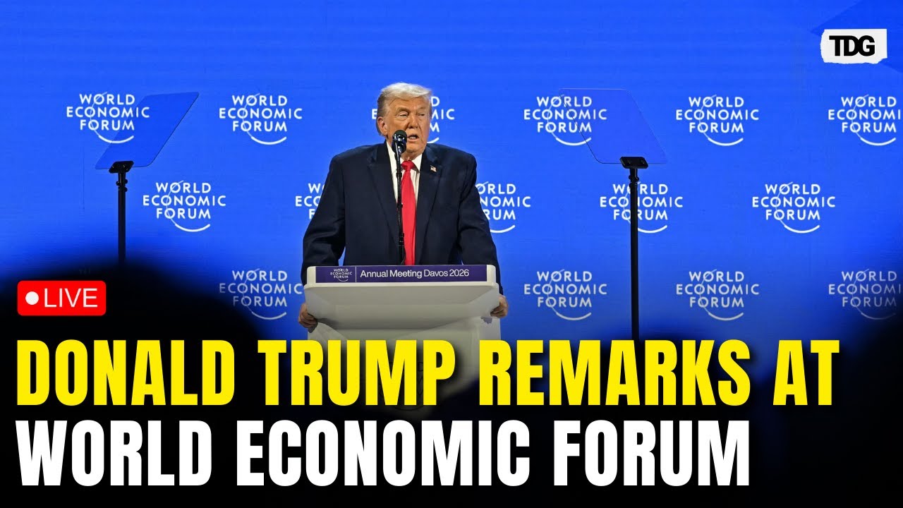 Donald Trump in Davos LIVE: World leaders at WEF in Davos amid his feud with NATO over Greenland