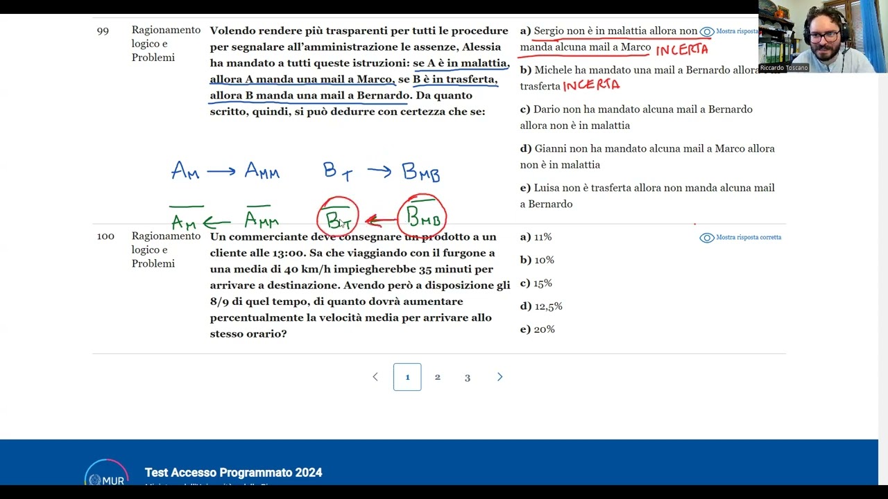 🧩 Luglio 2024 | Logica n° 99 | Volendo rendere più trasparenti per tutti le procedure per segnalare…