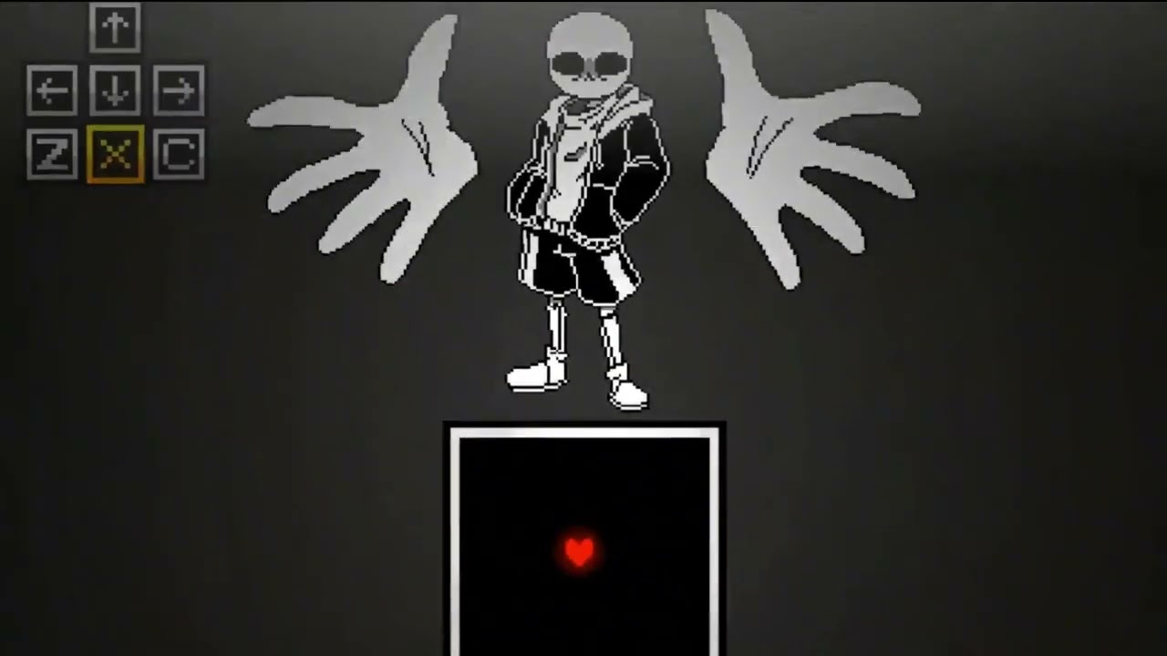 传说之下：往昔 当下 将来 简单模式 通关！ 【Past!Present!Future! Sans Fight】undertale 传说之下 ut sans 同人游戏