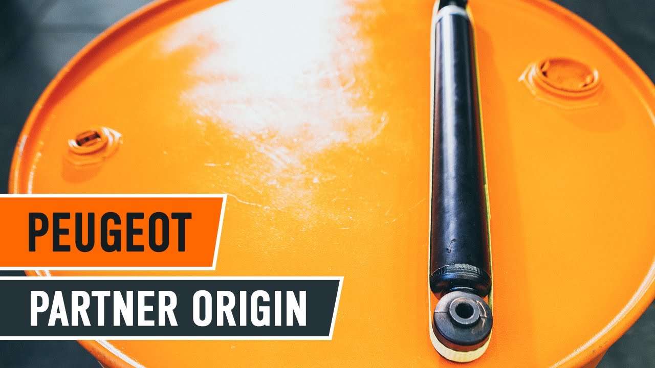 Tutorial: Come sostituire Ammortizzatori posteriori su PEUGEOT PARTNER ORIGIN