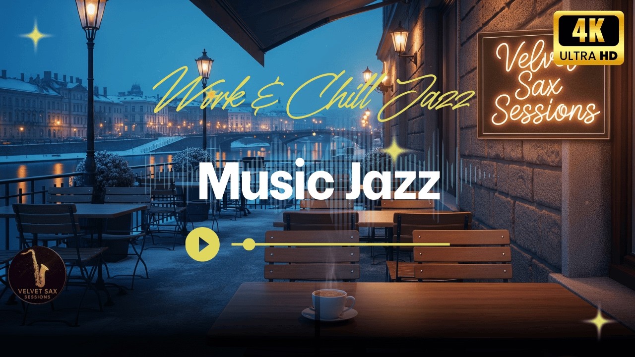 4K Deep Calm Jazz ☕ Soft Background Music for Work, Study & Mental Balance