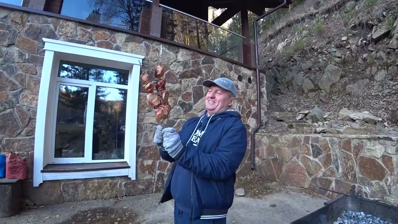 Алтай, курорт Белокуриха, жарим шашлык, живем в Лесной сказке