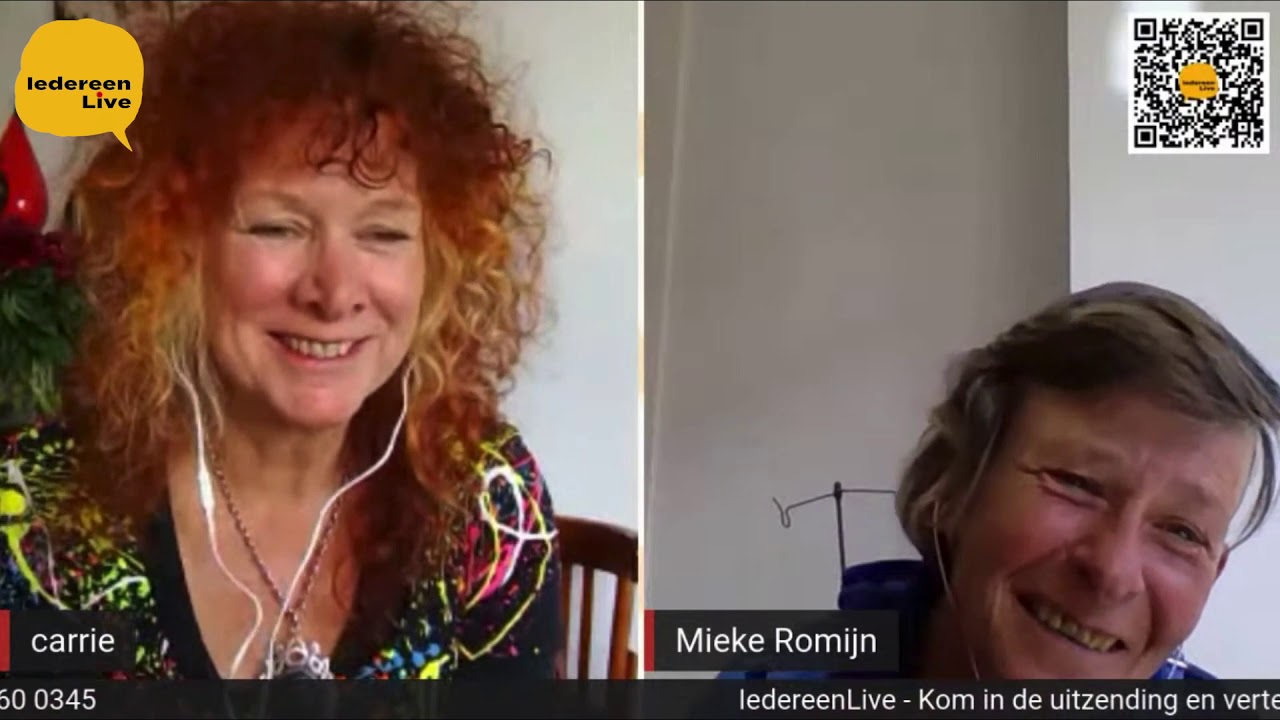 IedereenLive 15-05-20 | Carrie Jansen in gesprek met Mieke Romijn en Mieke Sandifort