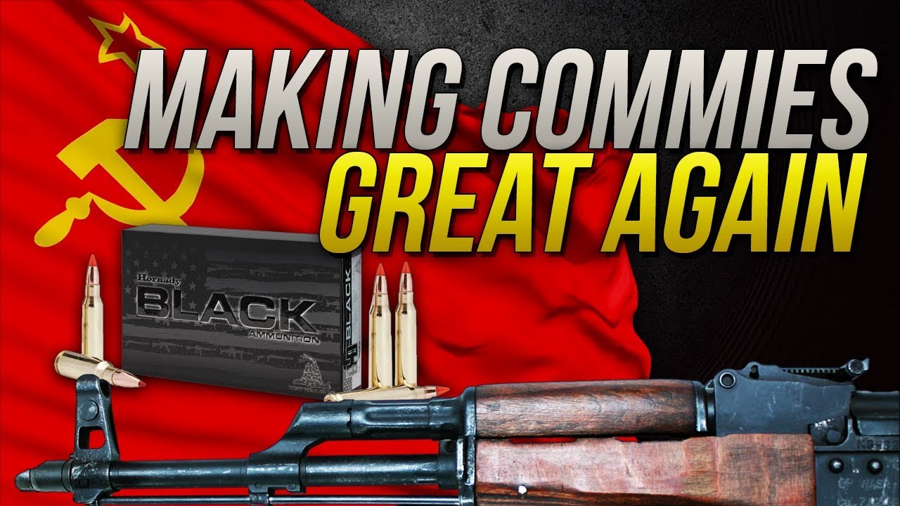 Делаем коммунистов снова великими: тест на гелевую пулю Hornady Black 7,62x39 мм, 123 г, нержавею...