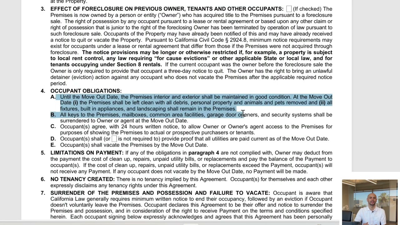 C.A.R. Form CFK Explained &mdash; Cash for Keys Agreement (California Real Estate)