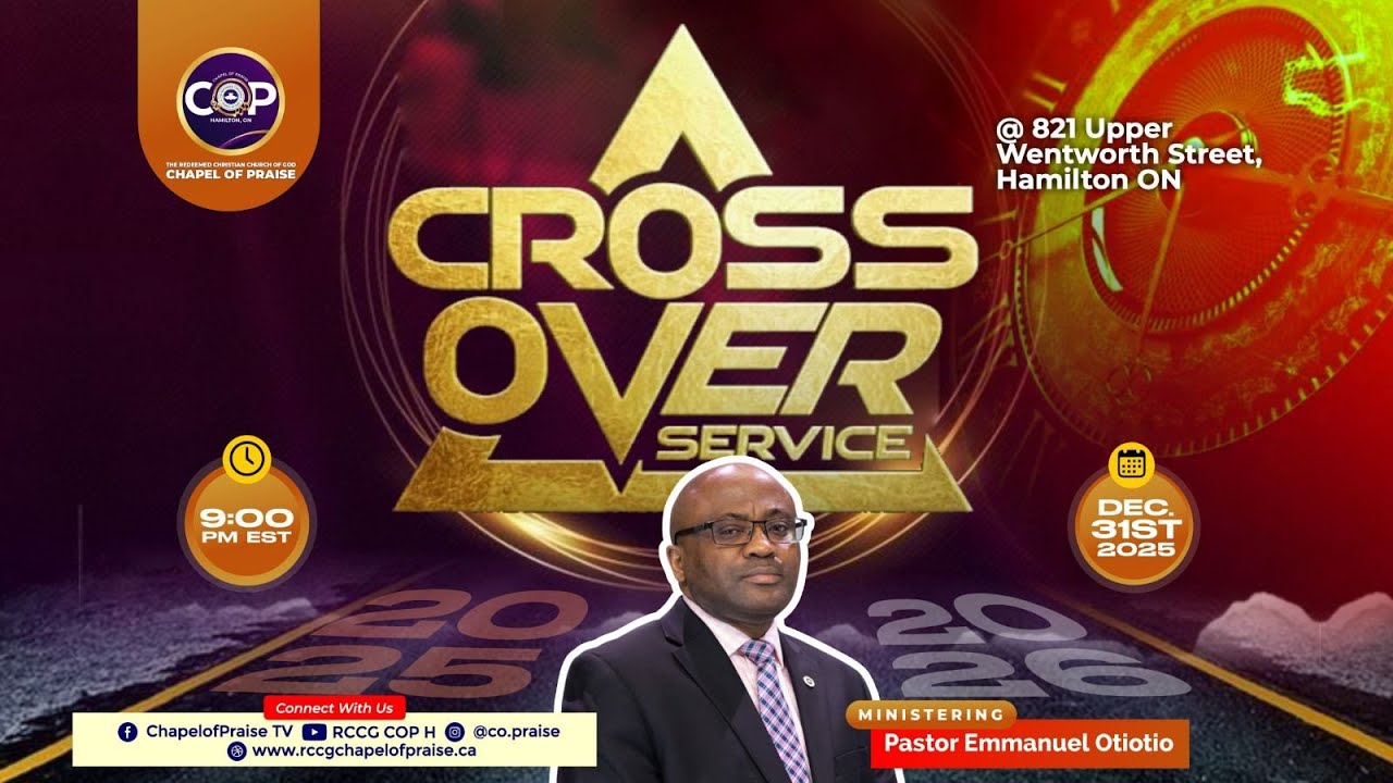 RCCG COP December 31st 2025 | Crossover Service |