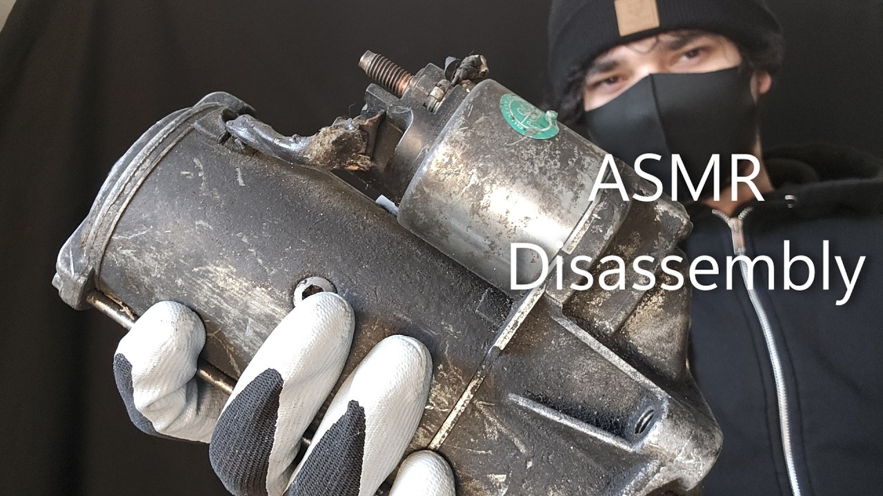 Watch This Old Starter Motor Get Completely Taken Apart | ASMR
