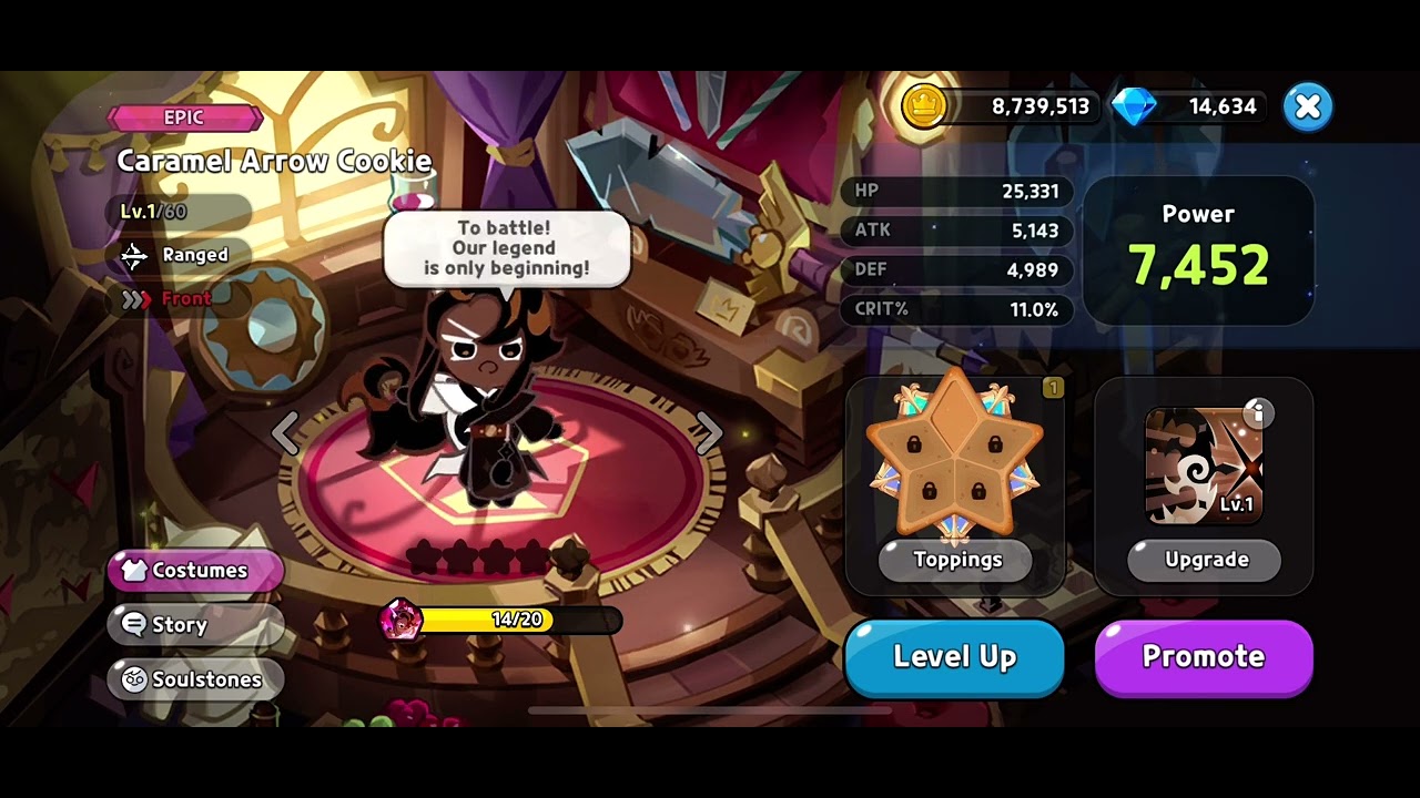 Cookie Run Kingdom: Caramel Arrow Cookie Voicelines!