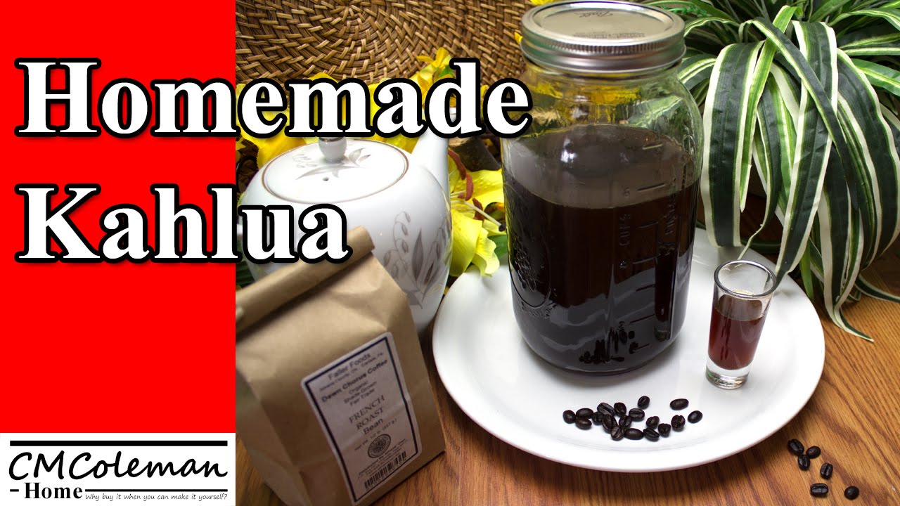 How to make homemade Kahlua, version 2