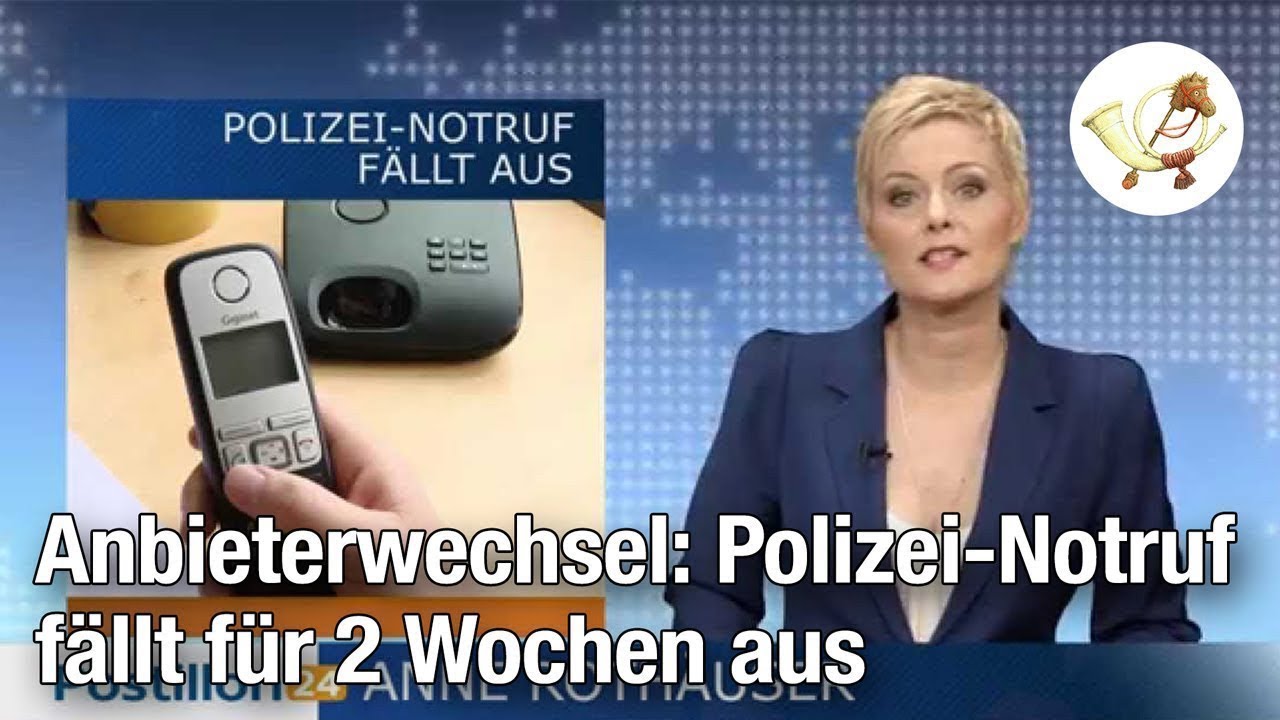 Polizei-Notruf fällt für 2 Wochen aus  [Postillon24]
