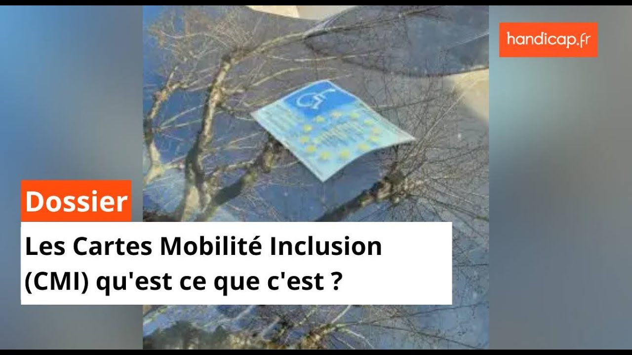 Les Cartes Mobilit&eacute; Inclusion (CMI) qu'est ce que c'est ?