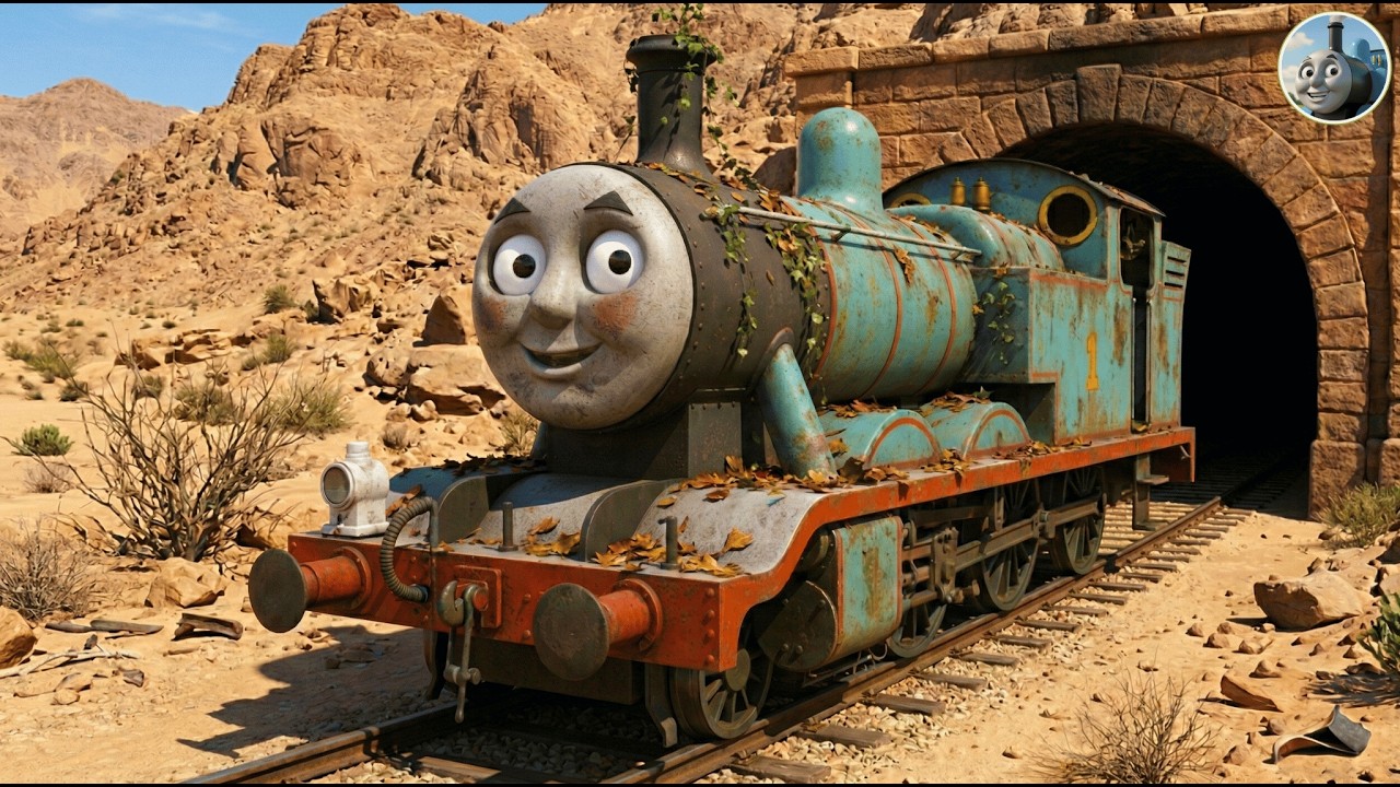 ASMR Car Restoration 😱 Abandoned Thomas Train Found in a Desert Mountain Tunnel | Extreme Rebuild