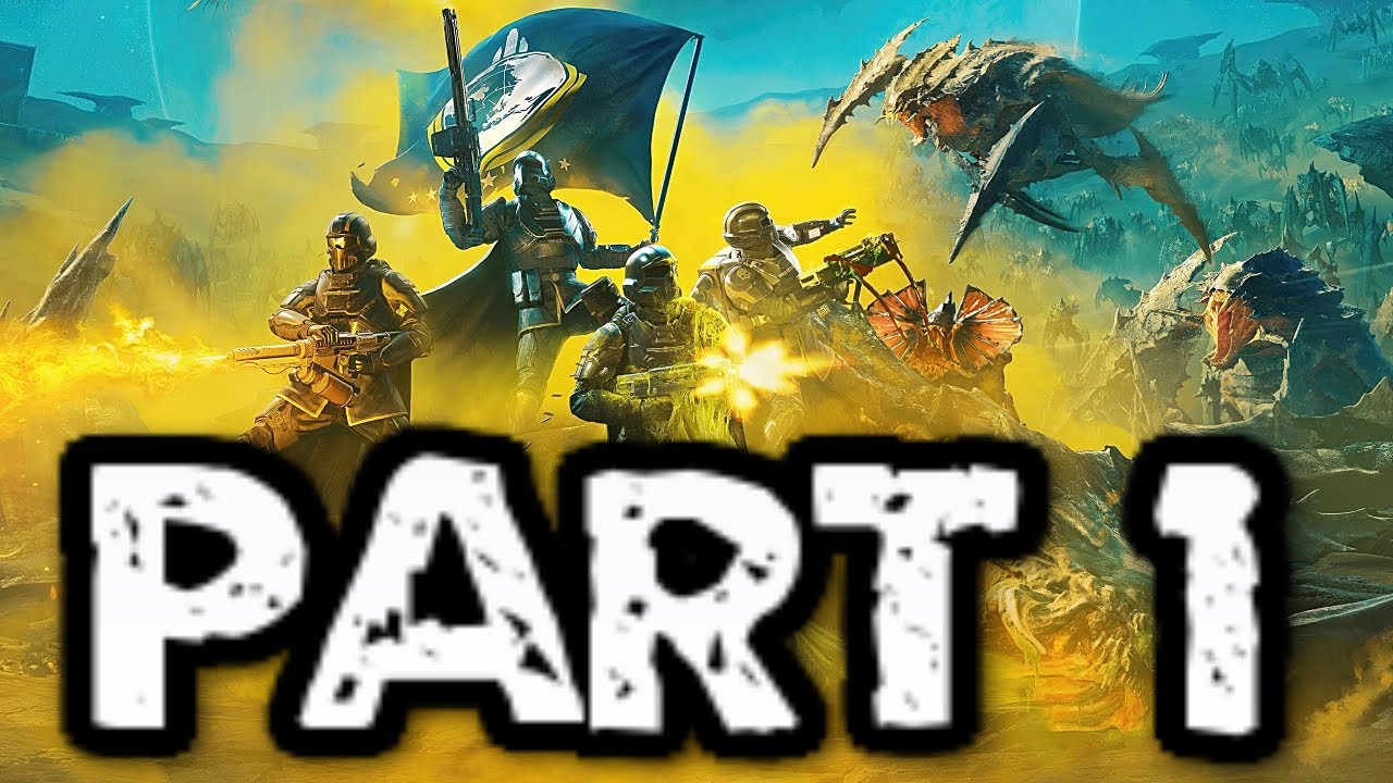 Helldivers 2 Walkthrough Gameplay Part 1 - Intro - (Xbox Series X)