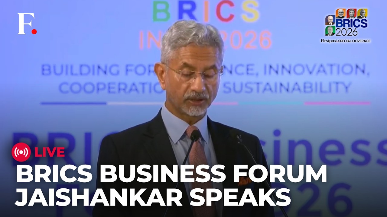 Jaishankar LIVE: Minister of External Affairs S. Jaishankar Speaks at BRICS Business Forum 2026