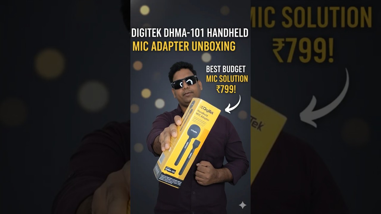 DIGITEK DHMA 101 🎤 CONVERT YOUR WIRELESS TRANSMITTER INTO A HANDHELD MICROPHONE #shorts #youtube
