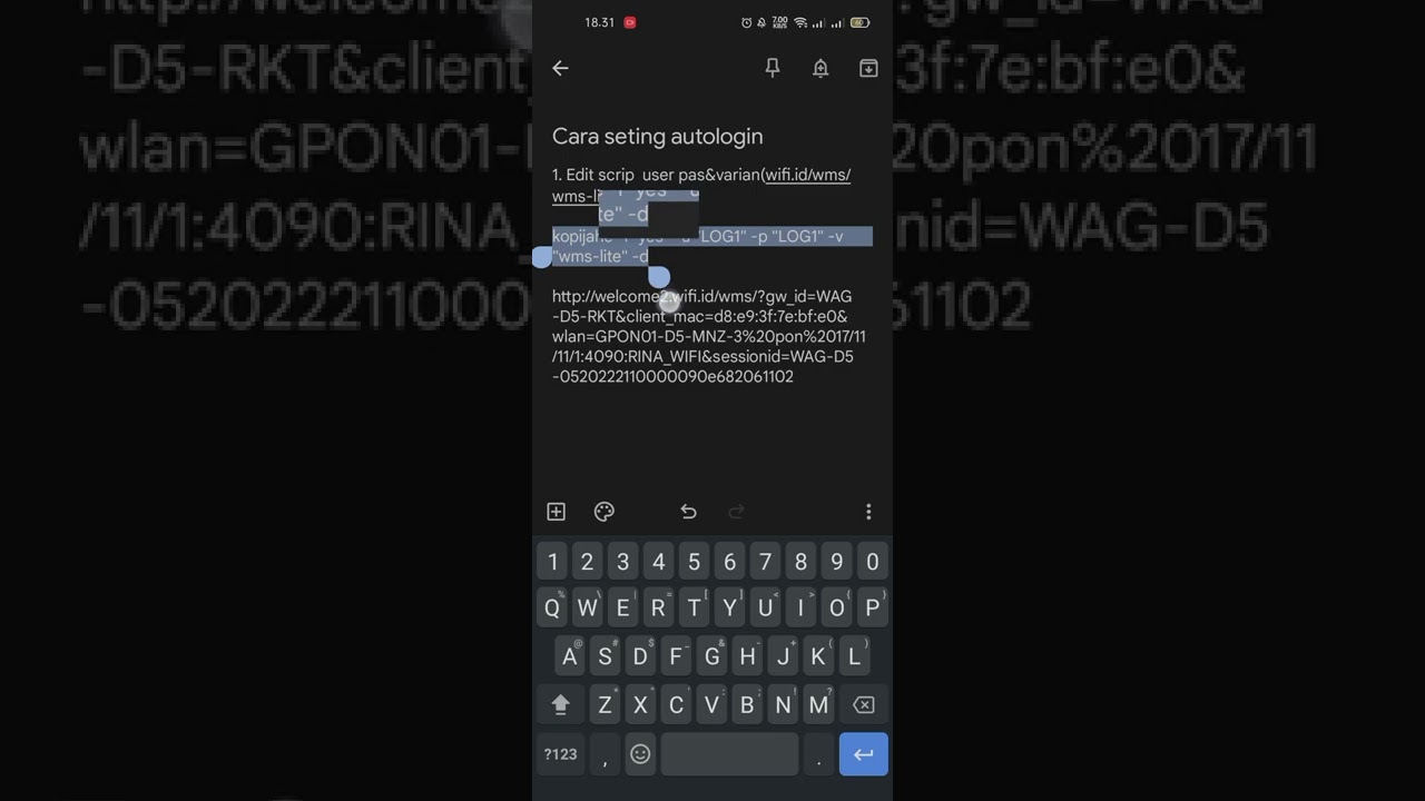 Seting autologin kopijahe