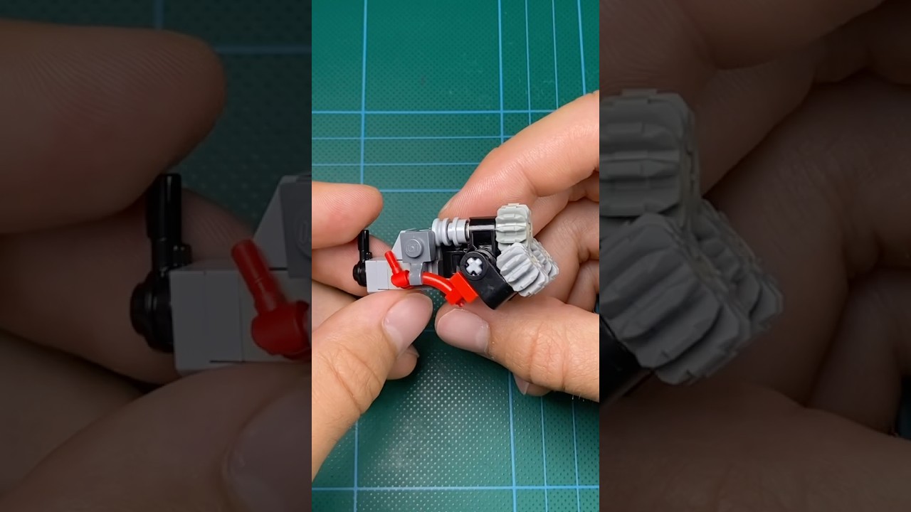 Functioning Lego Mining drill for my Excavator Power Armor #lego #fallout #mining #tutorial