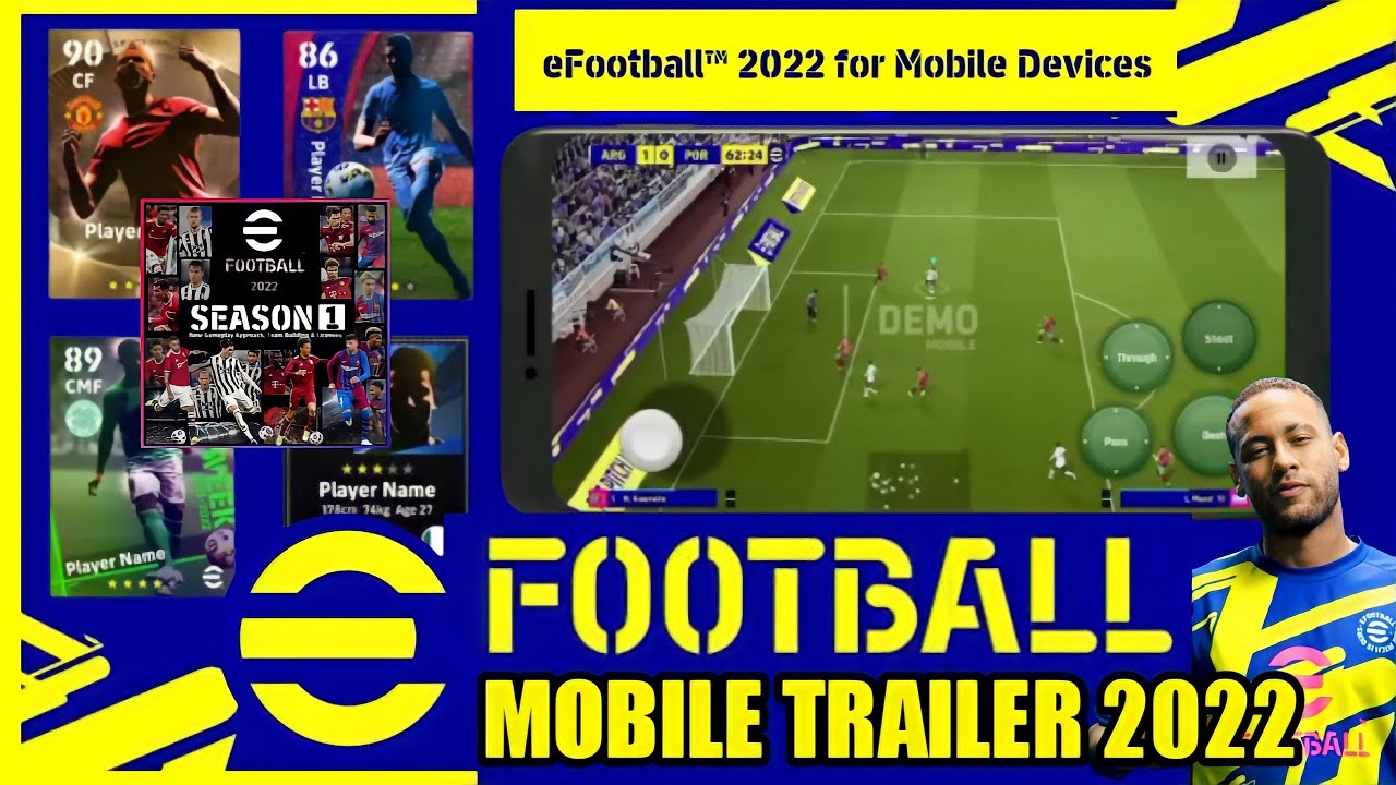 eFootball&trade; MOBILE OFFICIAL GAMEPLAY TRAILER NEW UPDATE 2022