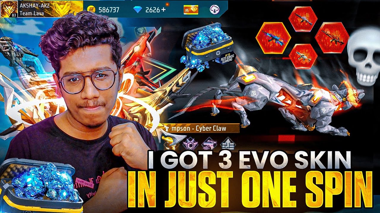 Evo Royale കറക്കി 3 Evo Gun കിട്ടി 😍 Luck Or Wot | Akshay Akz