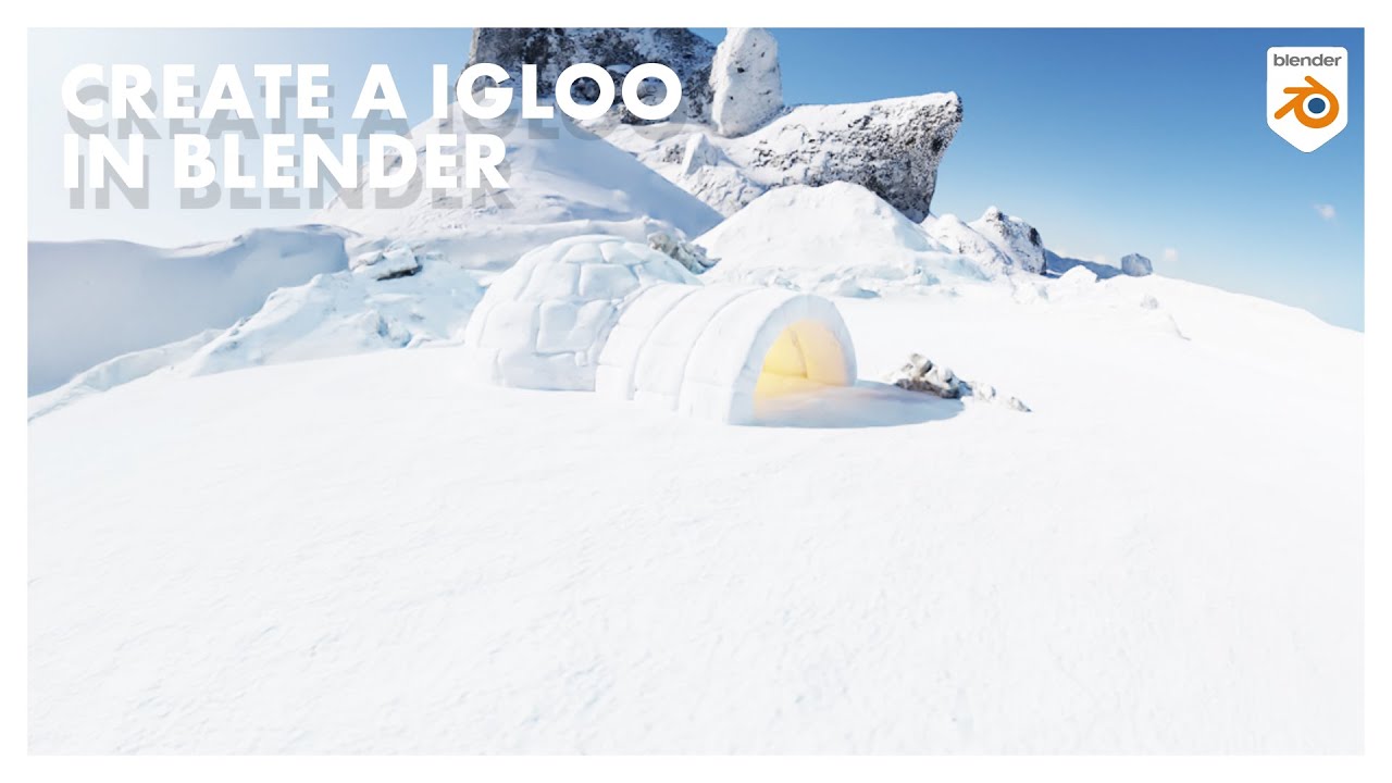 How to Model an Igloo in Blender ❄️