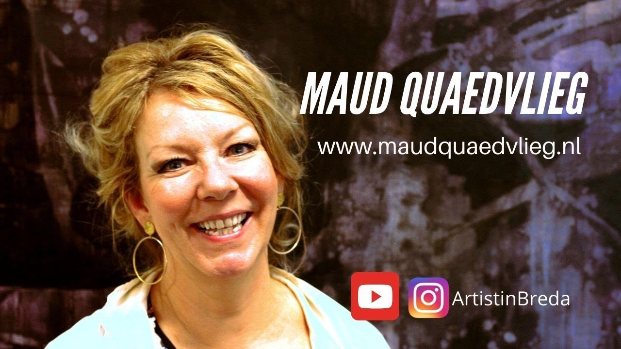 Kunstenaar Maud Quaedvlieg uit Breda, laat haar nieuwe werk aan Paul Misdorp zien.