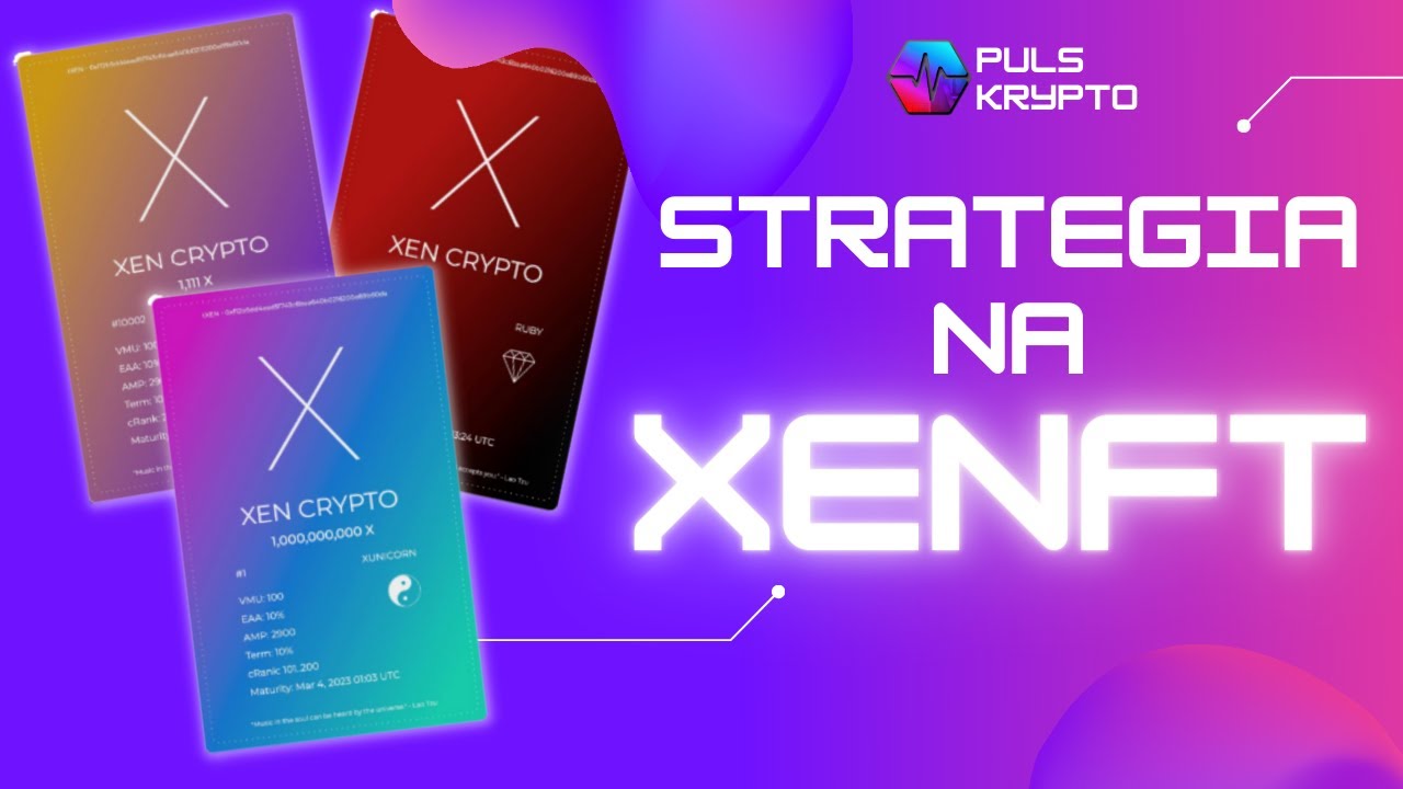 Ile XEN'&oacute;w wymintuję za 400 dni? Jutro start XENFT! Jak na tym zarobię?