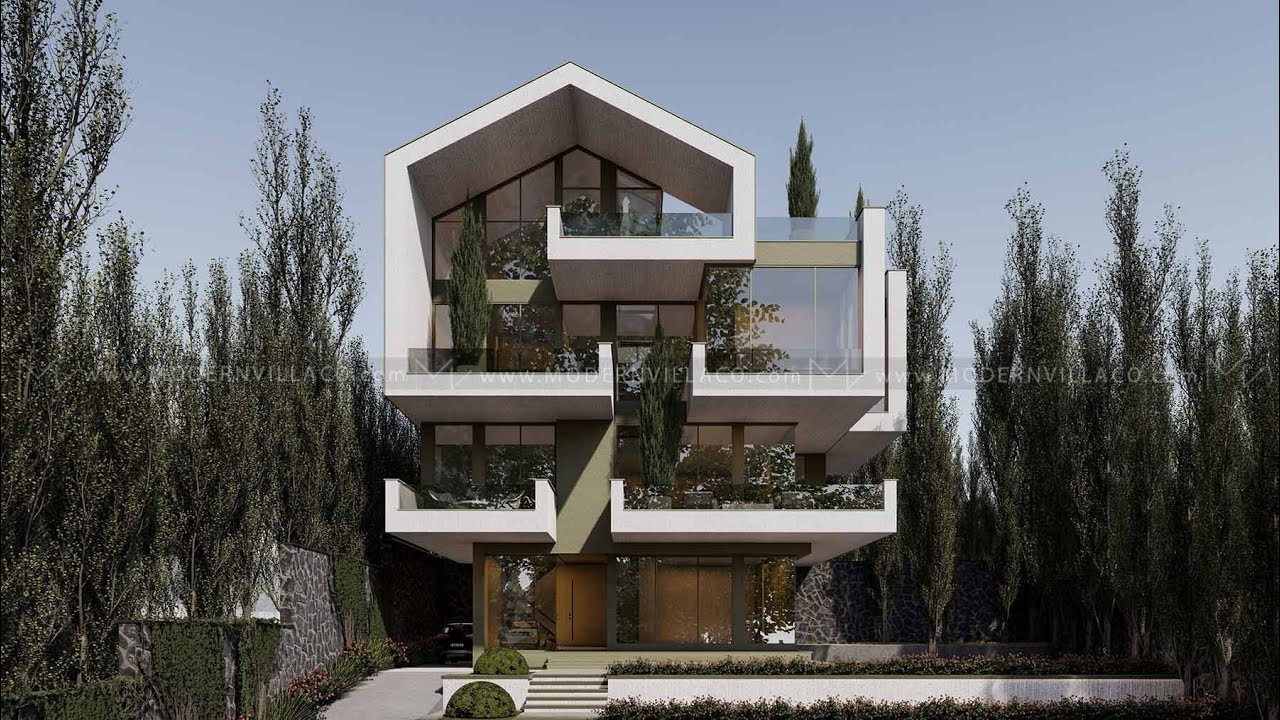 ویلای تریبلکس مدرن با شاه‌نشین لوکس در ورجین لواسان | villa modern triblex |