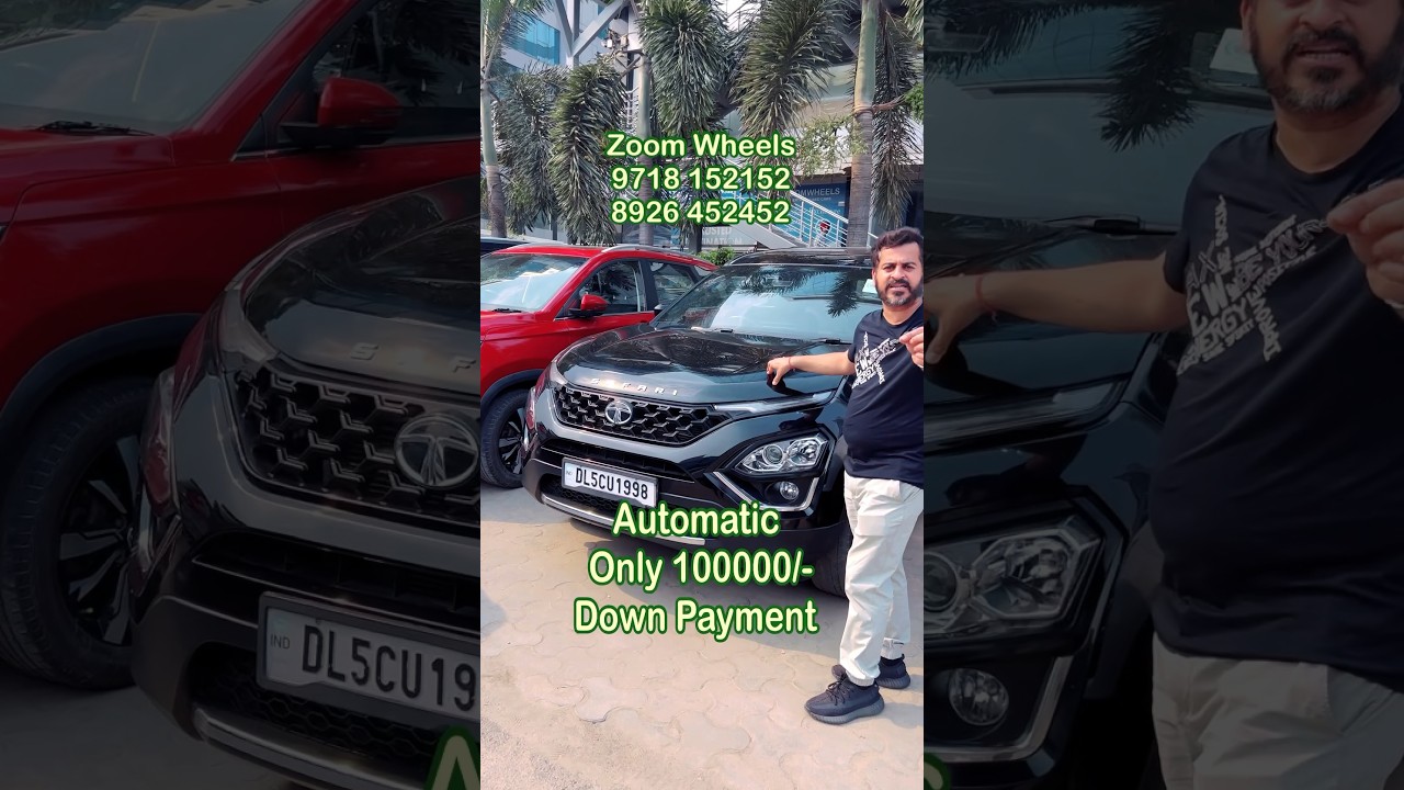 😱1Lac Tata Safari Harrier SUV Cars For Sale at Zoom Wheels in Delhi Contact Details in Video