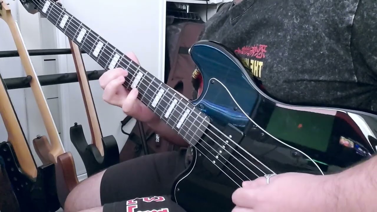 Harley Benton JA baritone quick metal demo in Drop E