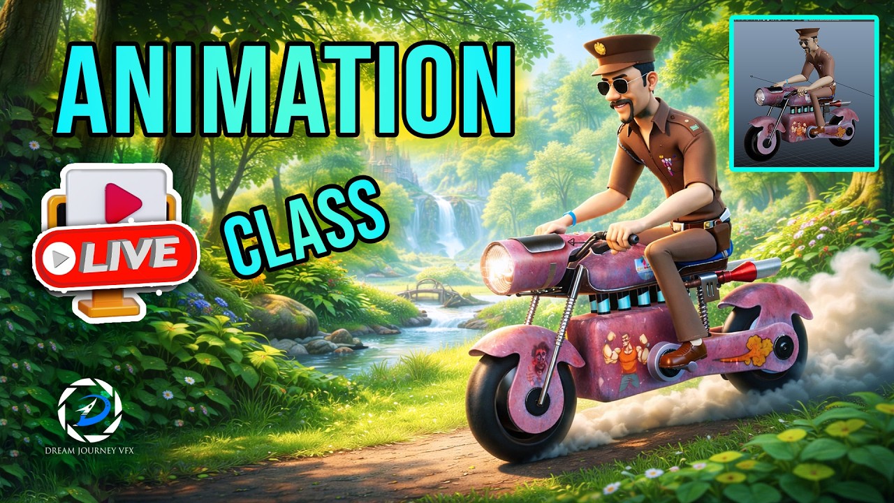 Cartoon Animation Live Class Software Used Maya