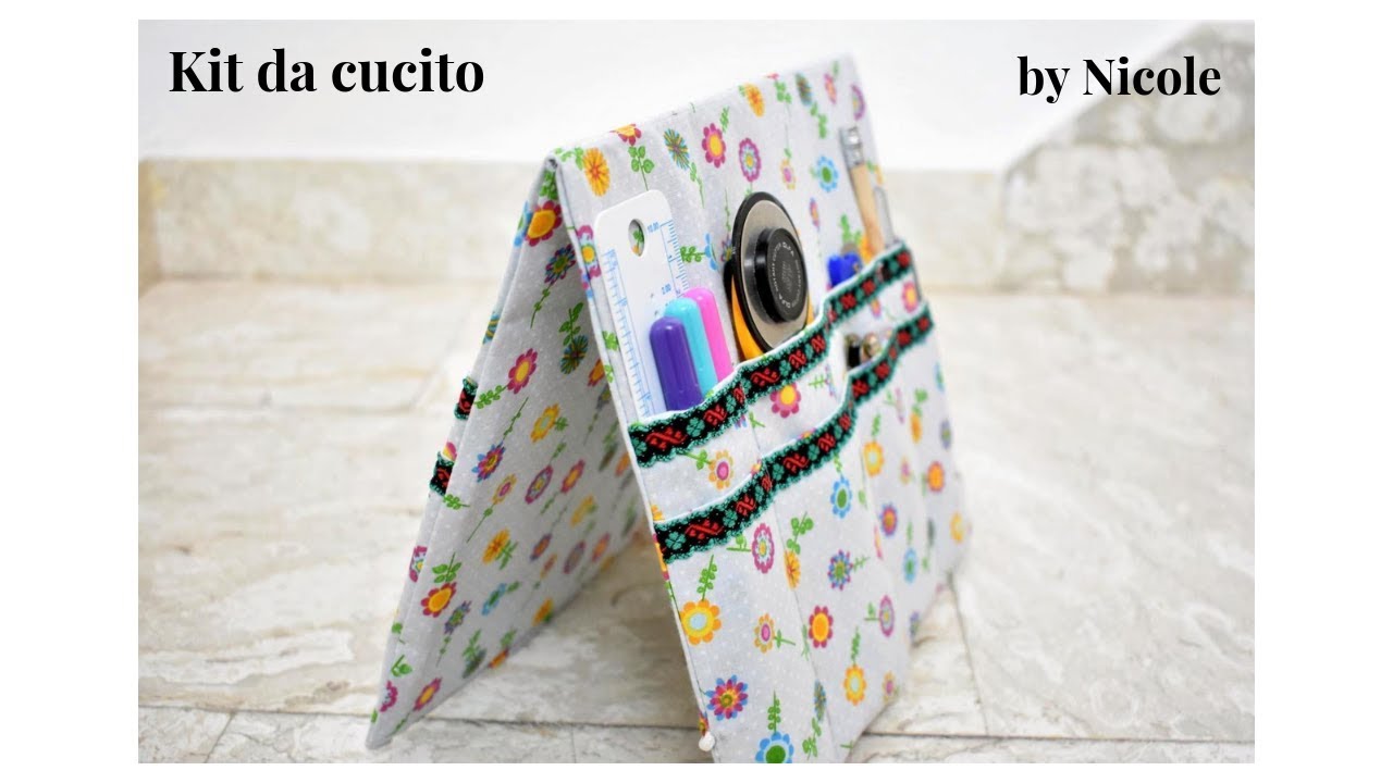 ✂️🧵🧵Come realizzare un kit da cucito - Kit da cucito portatile