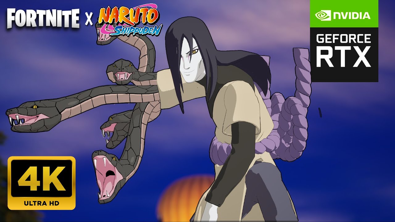 Orochimaru Ultrawide Gameplay | FORTNITE x NARUTO | CH7