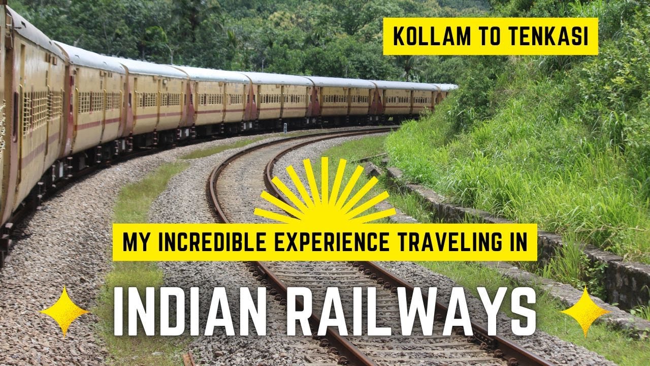 Scenic Train Journey | Kollam to Tenkasi Ghat Views 🚆🌄
