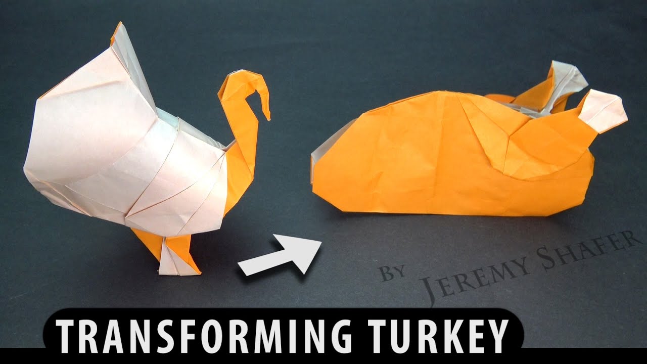 Как приготовить индейку-оригами! 🦃