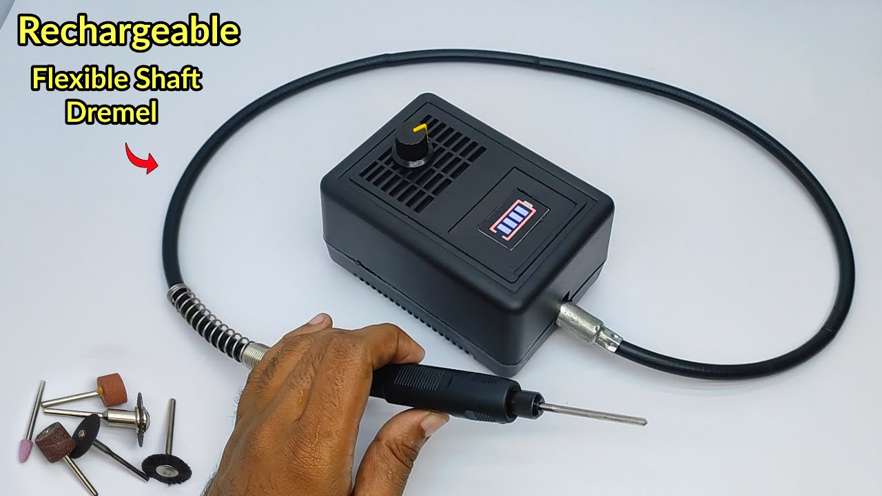 How To Make Rechargeable Flexible Shaft Driller At Home